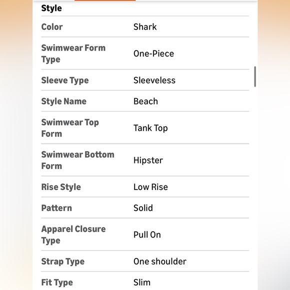 Gray Shark Bite White Teeth Open Side Bathing Suit One-Shoulder Swimsuit Gold S - Picture 8 of 11